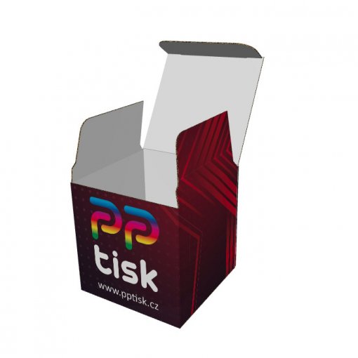 V�roba a tisk krabi�ky o rozm�ru 50x50x50 mm