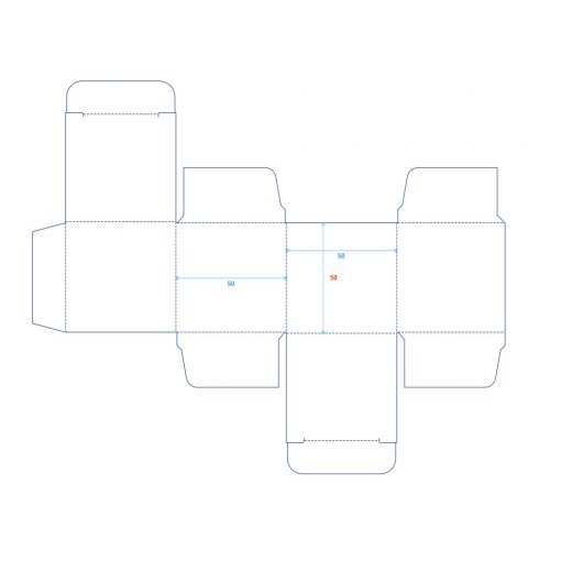 V�roba a tisk krabi�ky o rozm�ru 50x50x50 mm