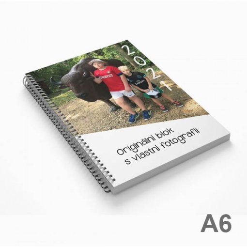 Tisk pozn�mkov�ho bloku se spir�lou - A6