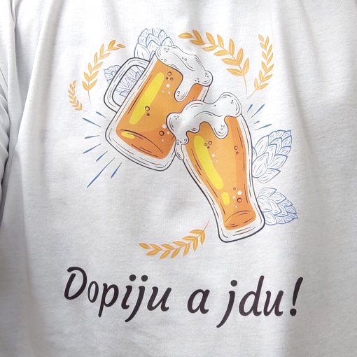 Potisk tri�ka s motivem