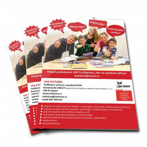 Tisk katalogu, bro�ury, n�vodu, v�sledn� rozm�r A6 - 4 strany