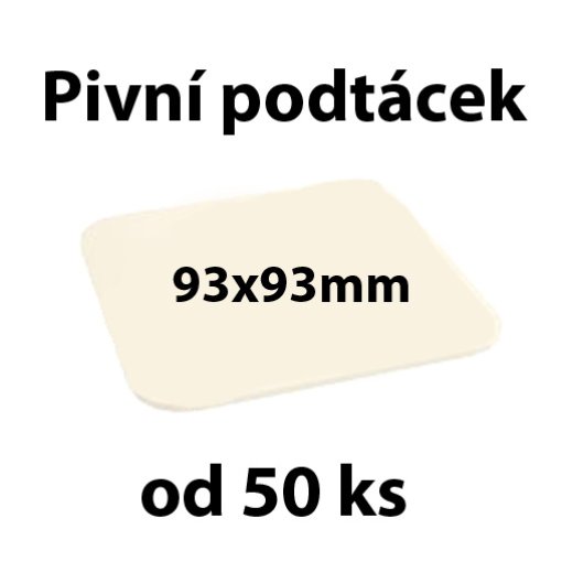 Tisk pivn�ho t�cku 93x93mm