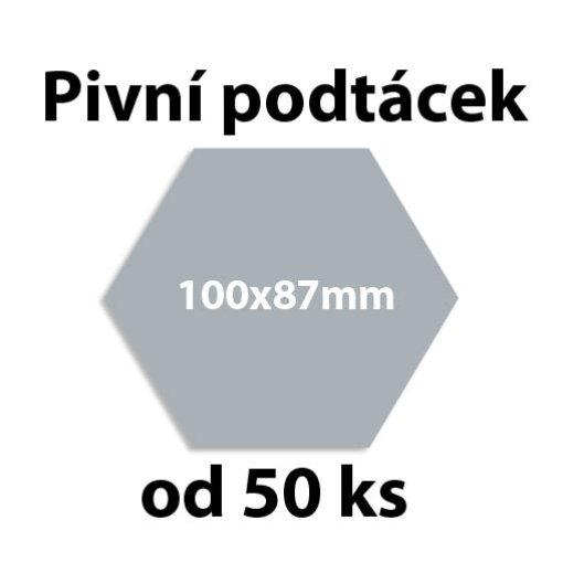 Tisk pivn�ho t�cku 100x87mm