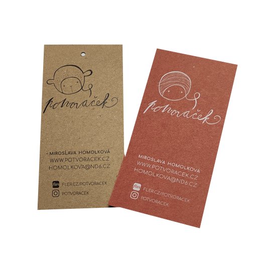 Tisk visa�ky s b�l�m tiskem