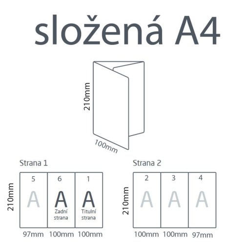 Tisk skl�dan�ho let�ku o velikosti A4 - k��da leskl�
