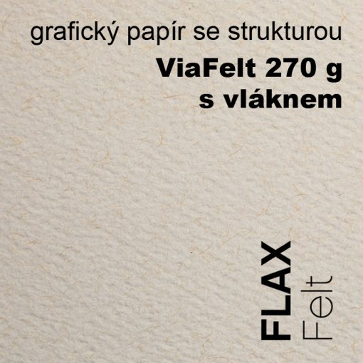 Grafick papr ViaFelt FLAX s vlkny