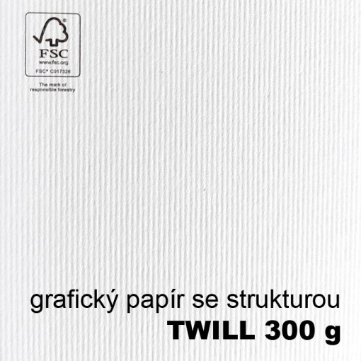Tisk možný na grafický papír Twill