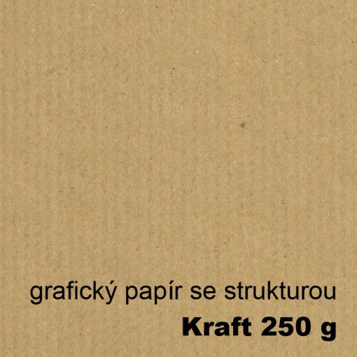 Grafick� pap�r Kraft, r�zn� barvy pap�ru k tisku